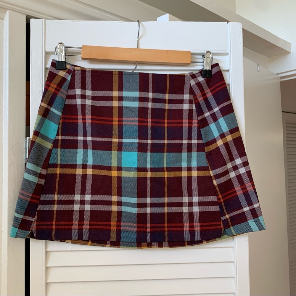 Urban Outfitters Plaid Mini Skirt